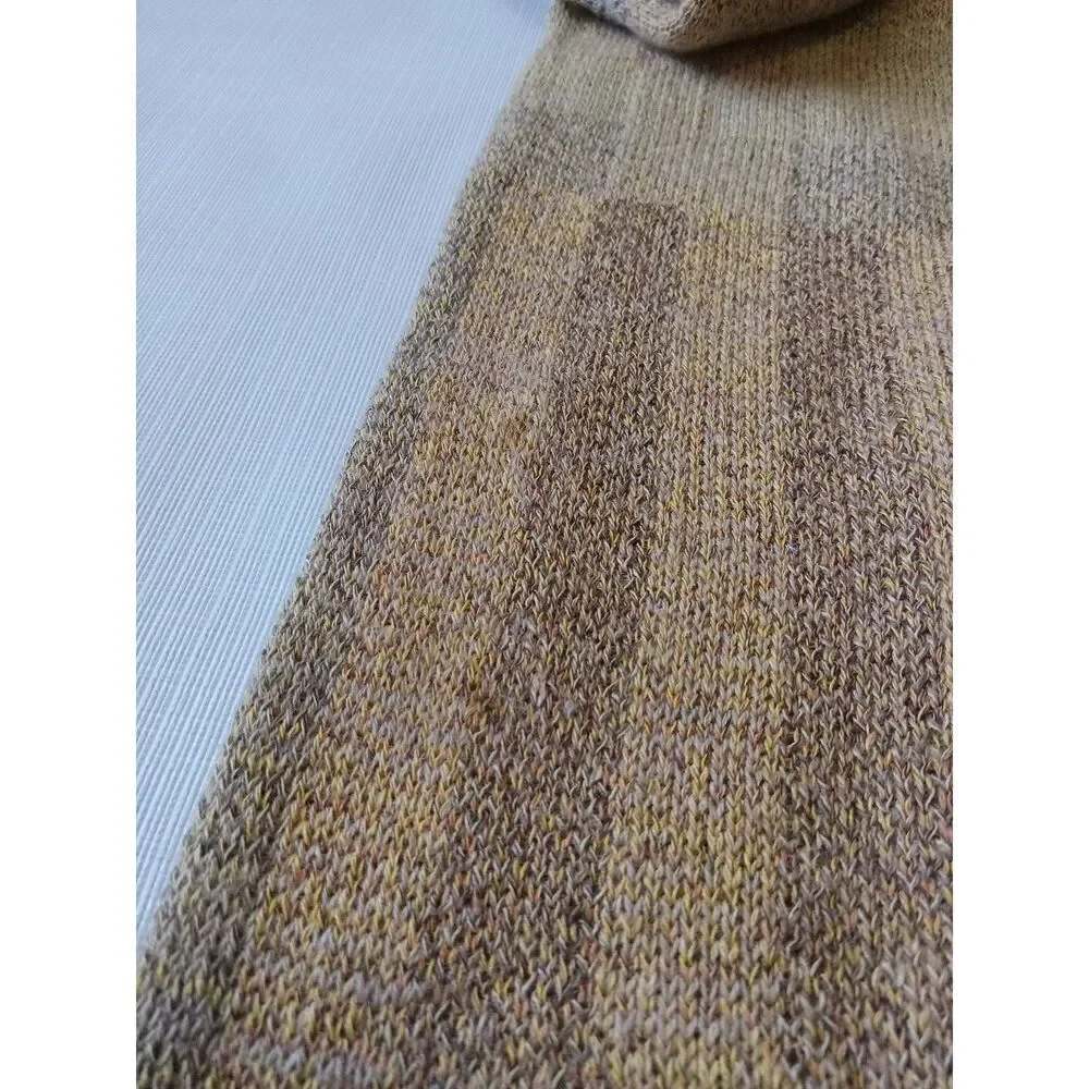 Ermenegildo Zegna Yellow Tight Knit Cotton Pullover Crewneck Sweater Men's XXL